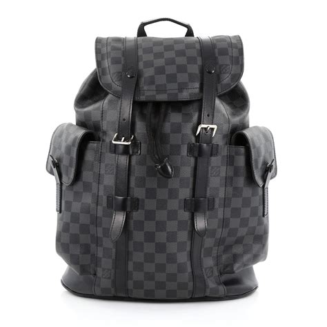 louis vuitton backpack christopher damier alps graphite|louis vuitton discovery backpack pm.